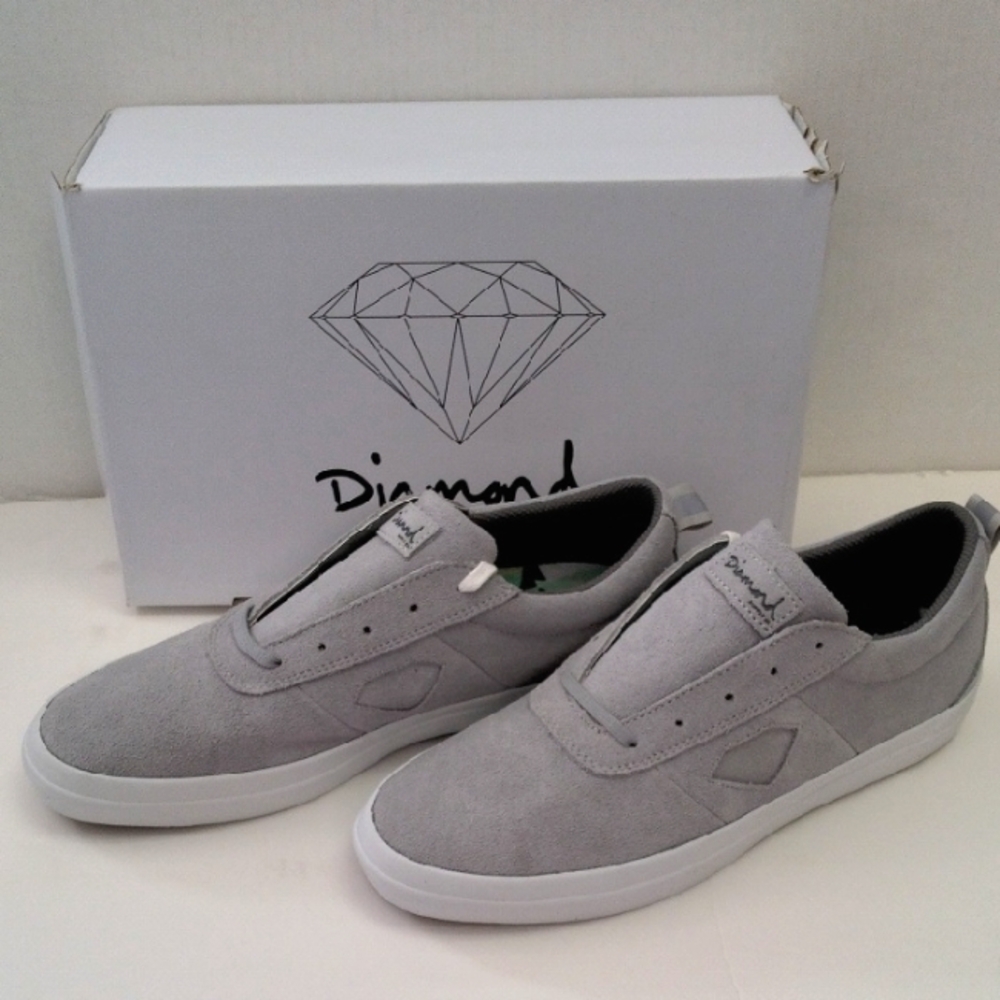 Diamond Supply ICON shoe In Gray Suede